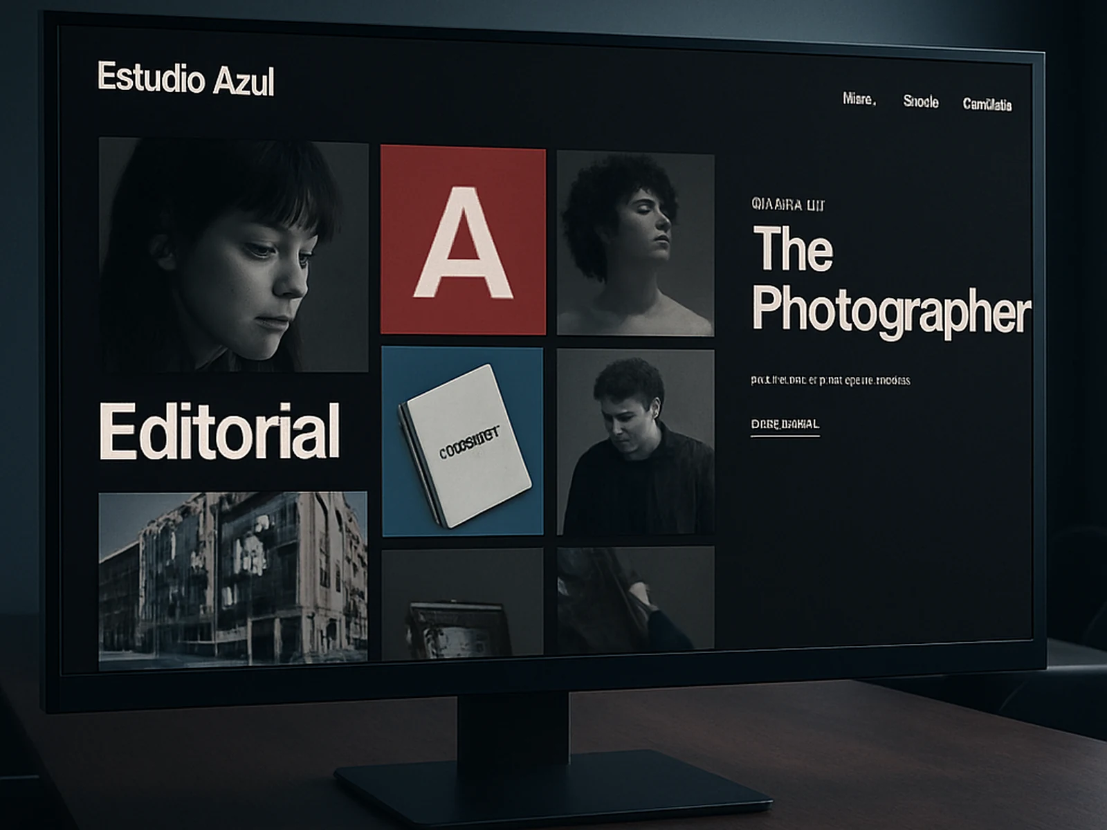 Estudio Azul website by designsprostudio Lisboa